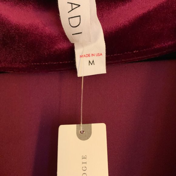 Anthro/Amadi Greta Velvet Dress, Sz M, NWT - Picture 8 of 9